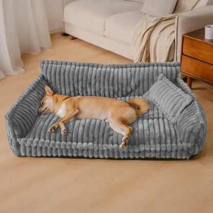 Dog Couch Bed – Washable Dog Sofa Bed for Medium & Large Dogs, 4 Sizes (24–47 in) – MrFluffyFriend