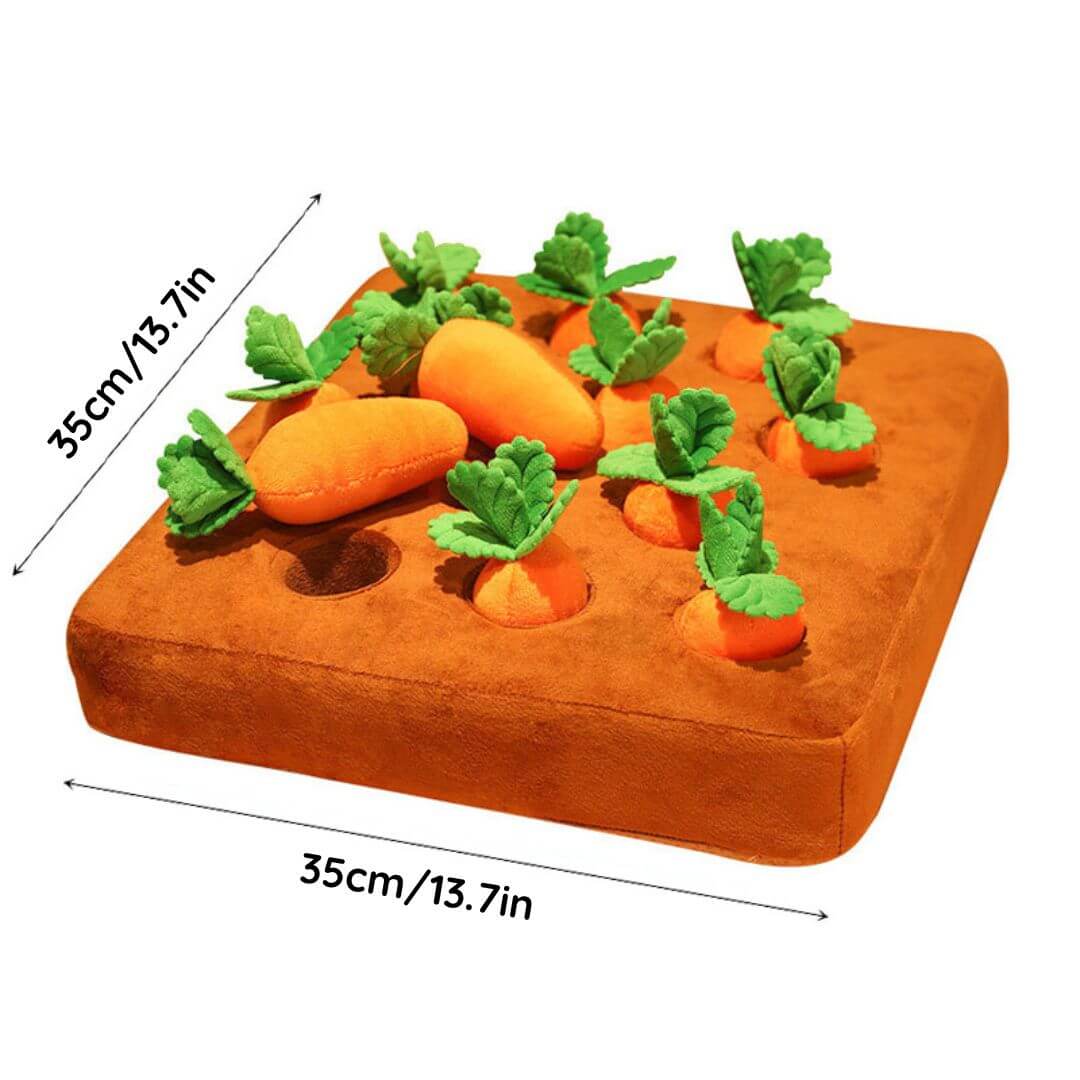 MrFluffyFriend™ - Carrot Snuffle Toy